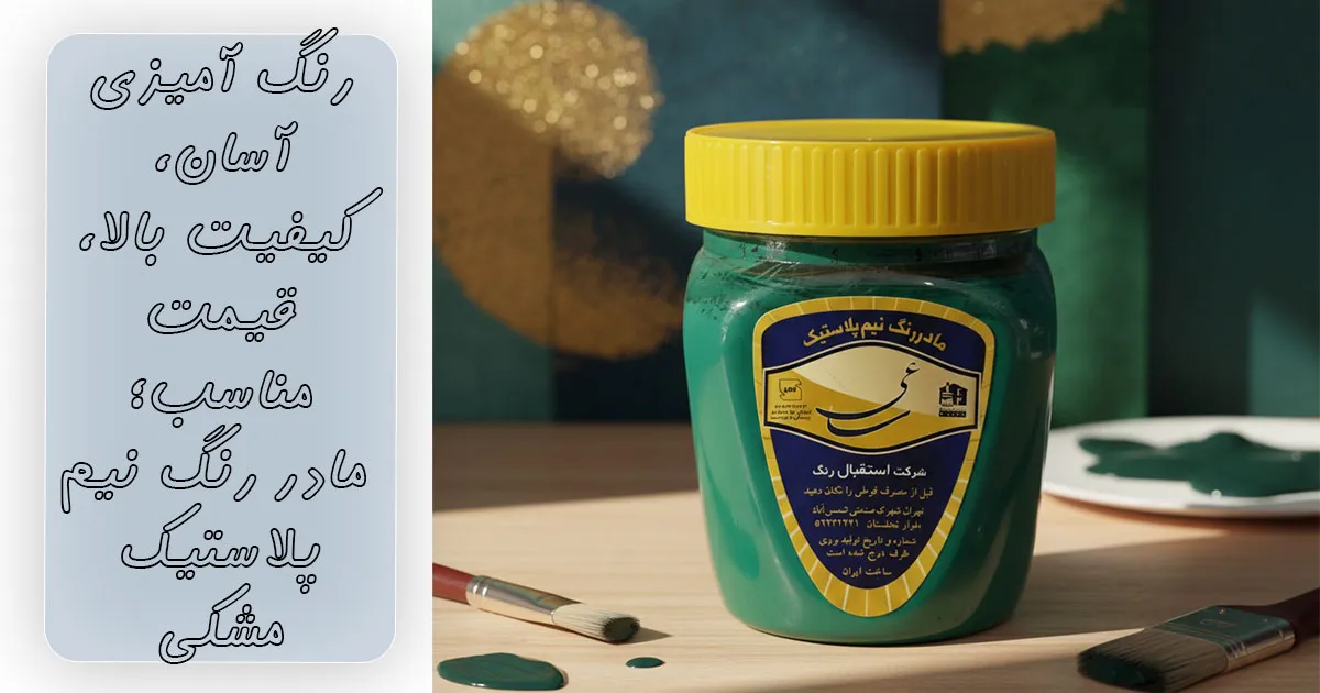 رنگ آمیزی آسان و کیفیت بالا