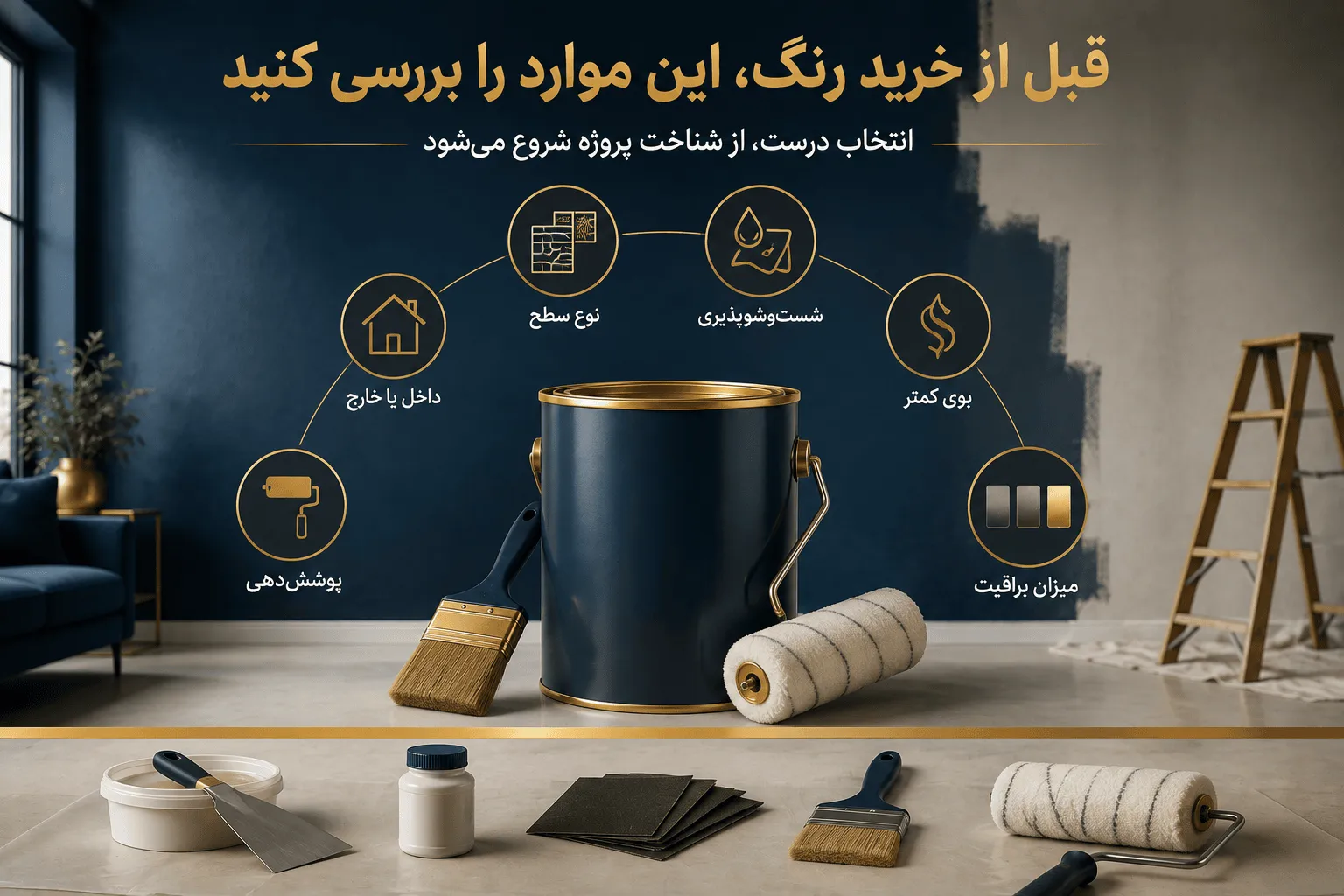 انتخاب درست در خرید رنگ