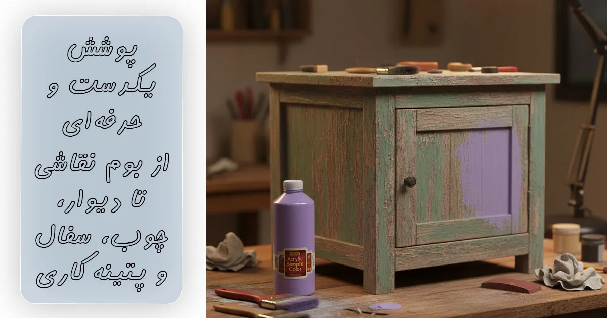 قیمت رنگ اکریلیک بنفش روشن سوداکو (یک کیلویی)