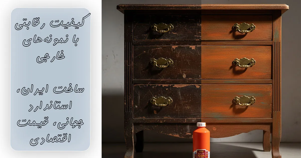 قیمت رنگ اکریلیک نارنجی سوداکو کد 5304 (یک کیلویی)