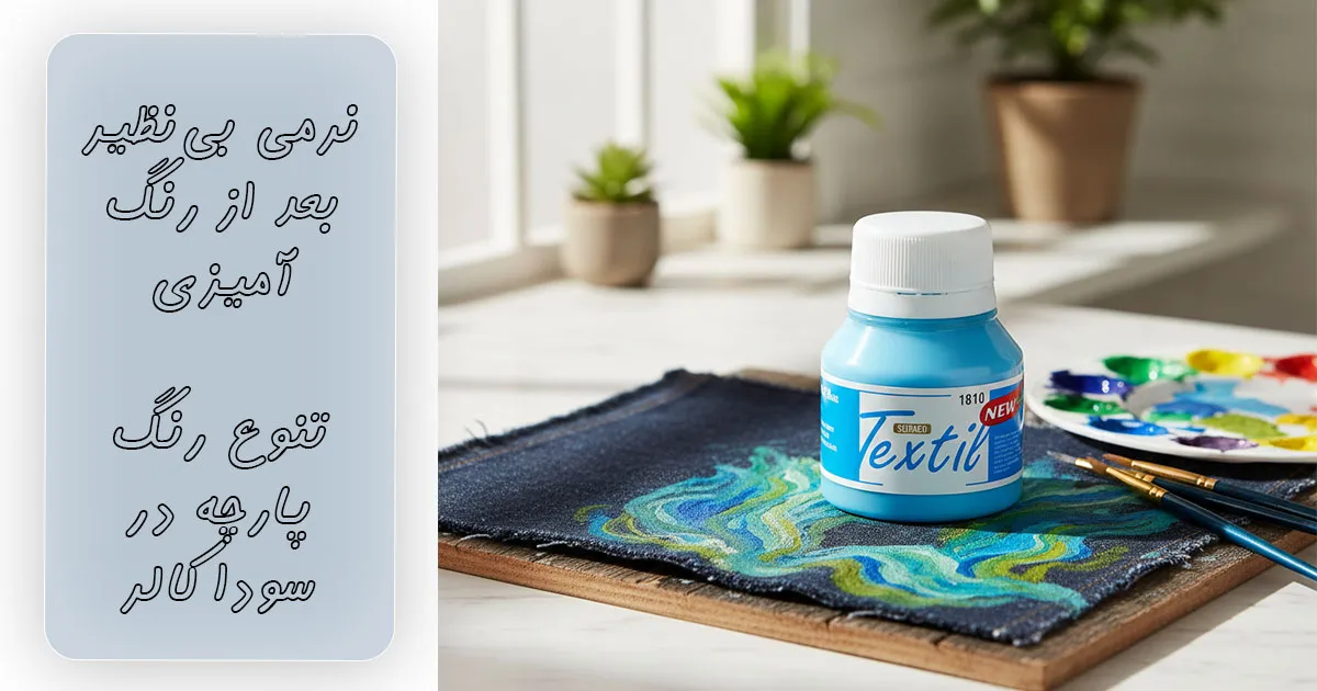 قیمت رنگ پارچه آبی روشن ساده سوداکو کد 1810