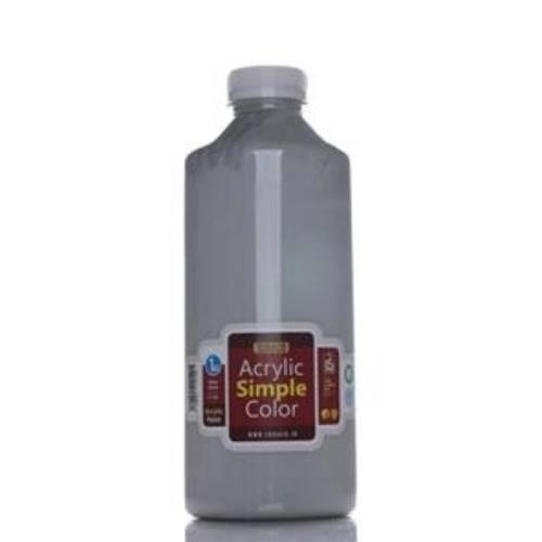 رنگ اکریلیک سوداکو طوسی کد 05395 acrylic simple (یک کیلویی)
