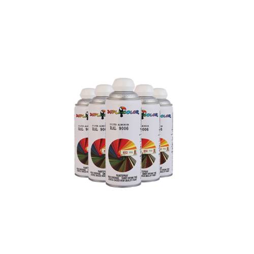 اسپری رنگ دوپلی کالر نقره ای کد 9006 SILVER ALUMINIUM EFFECT
