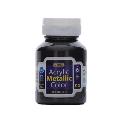 رنگ اکریلیک متالیک سوداکو قهوه ای سیر کد acrylic metallic 2241