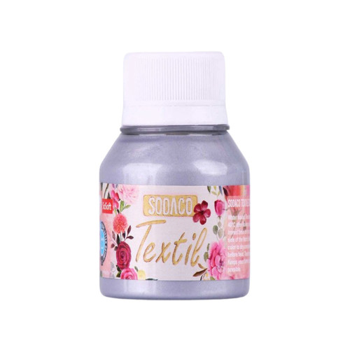 رنگ پارچه نقره‌ای ساده سوداکو کد 1895