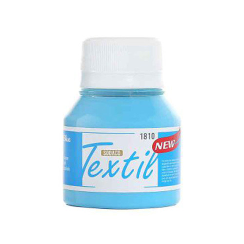 رنگ پارچه آبی روشن ساده سوداکو کد 1810