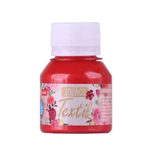 رنگ پارچه قرمز براق سوداکو کد 1878