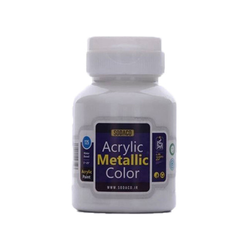 رنگ اکریلیک متالیک سوداکو سفید صدفی کد 2246