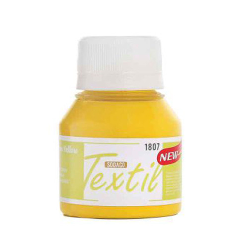 رنگ پارچه لیمویی ساده سوداکو کد 1807