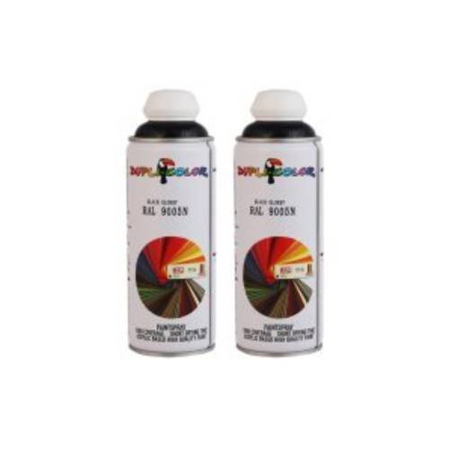 اسپری رنگ دوپلی کالر مشکی براق Black Glossy کد 9005 (مجموعه 2 عددی)