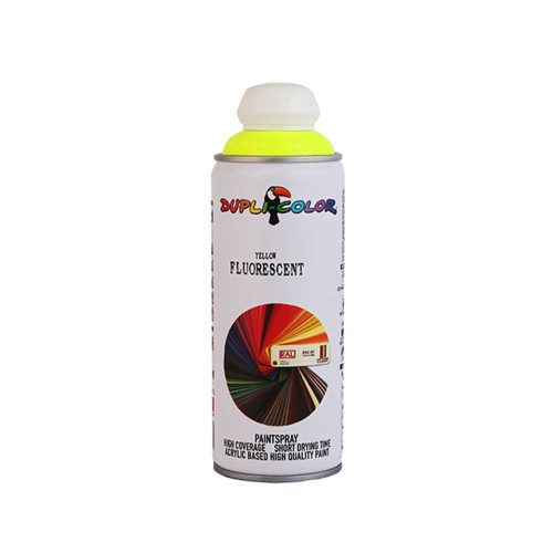 اسپری رنگ زرد (فسفری) فلورسنت 400 میلی لیتر دوپلی کالر yellow Fluorescent