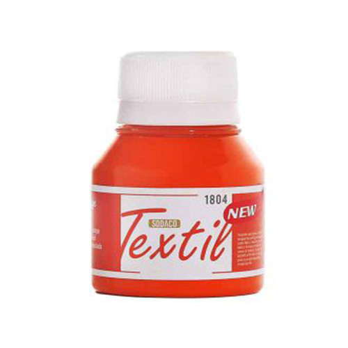 رنگ پارچه نارنجی ساده سوداکو کد 1804