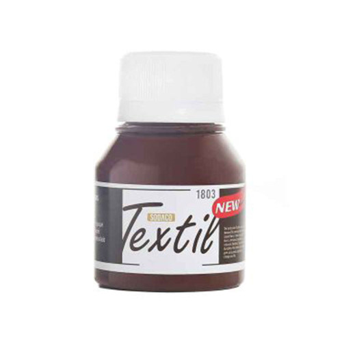 رنگ پارچه قهوه‌ای ساده سوداکو کد 1803