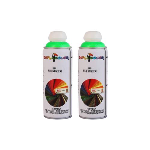 اسپری رنگ سبز فلورسنت 400 میلی لیتر دوپلی کالر green Fluorescent (مجموعه 2 عددی)