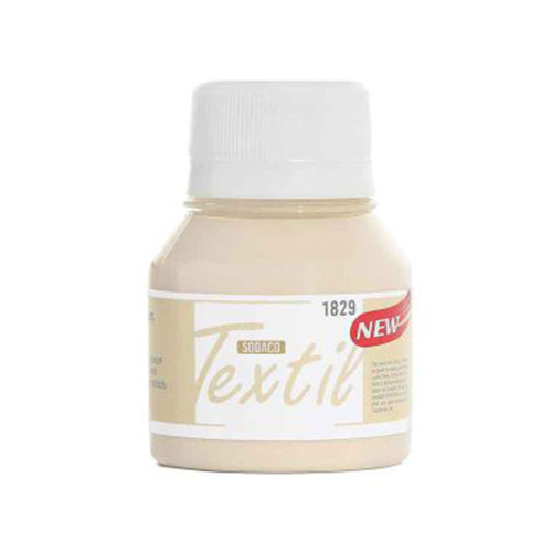 رنگ پارچه کرم ساده سوداکو کد 1829