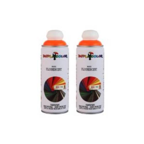 اسپری رنگ نارنجی فلورسنت 400 میلی لیتر دوپلی کالر Orange Fluorescent (مجموعه 2 عددی)